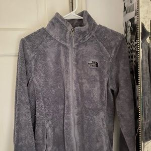 grey north face jacket!